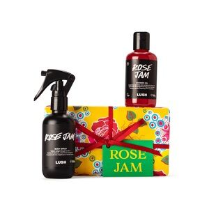 Lush Cosmetics - Rose Jam Gift Set - BNWT - Shower Gel & Body Spray
